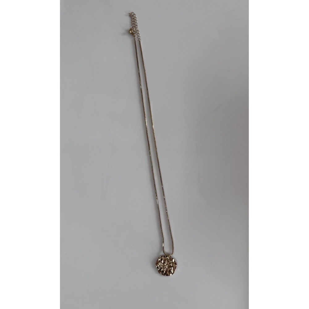 Nugget Necklace Gold Plated 25" Inches Adjustable Clasp Excellent Condition - Picture 6 of 6